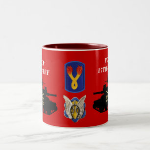 2 Couleurs Troupe de F, 17ème tasse de la cavalerie M551