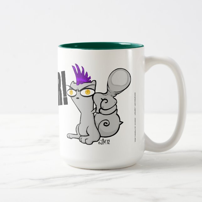 2 Couleurs U.R.A. Branleur ! Tasse de Begley (Droit)