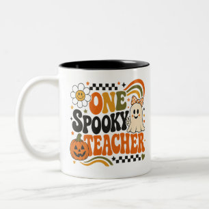 2 Couleurs Un cadeau de tasse mignon d'Halloween de professeu