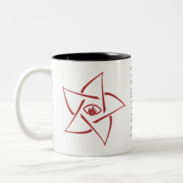 2 Couleurs Un signe plus ancien - tasse de Cthulhu Mythos (Gauche)