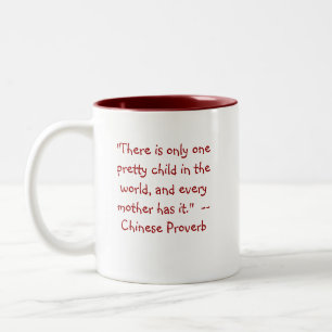 2 Couleurs Une jolie tasse de Drinkware de citation