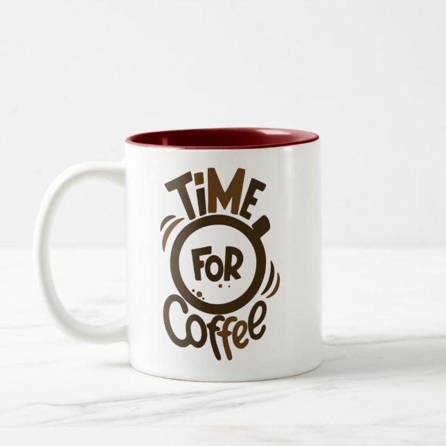 2 Couleurs Une main, une tasse de café (Gauche)