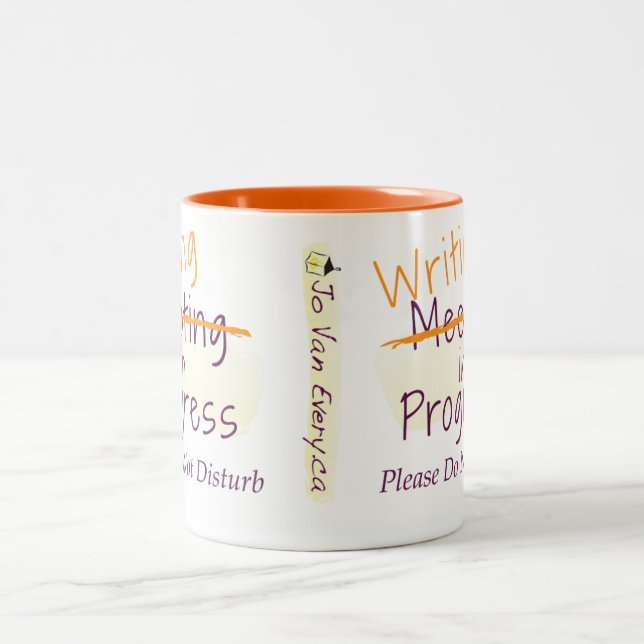 2 Couleurs Une réunion avec votre tasse d'écriture (Centre)