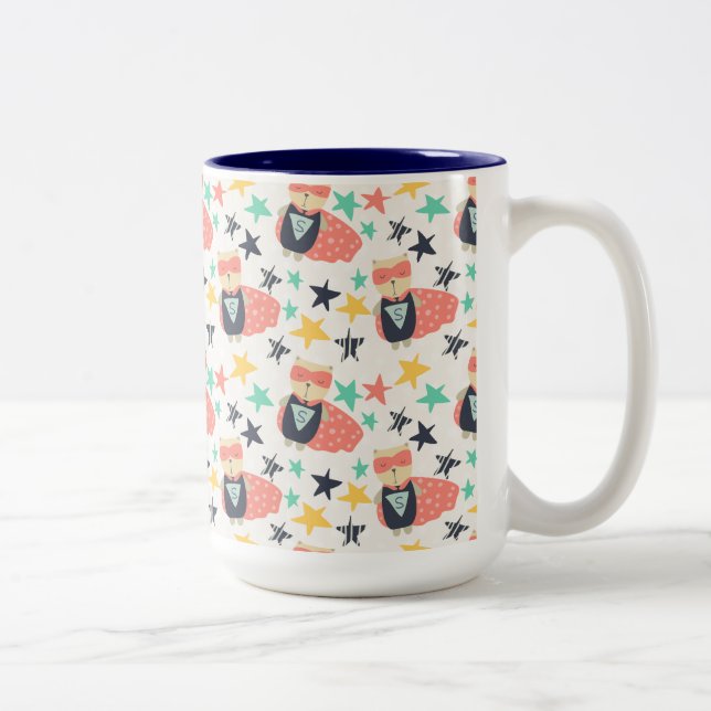 2 Couleurs une tasse à café à deux tons (Droit)