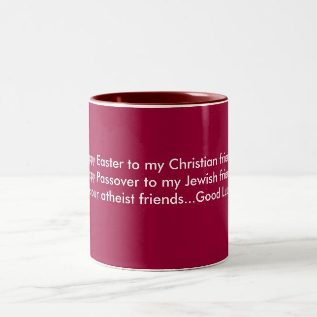 2 Couleurs Une tasse de pain grillé de Pâques… (Centre)