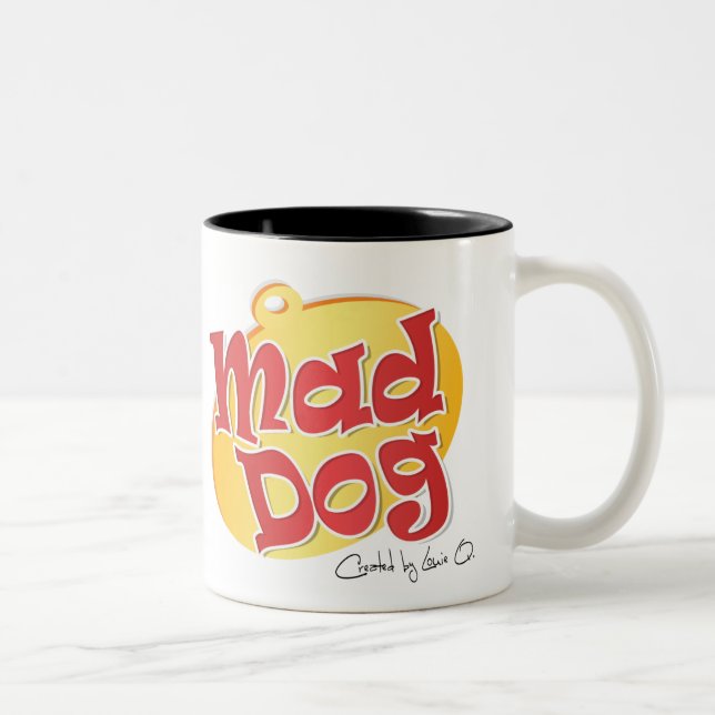 2 Couleurs Une tasse folle de Doggin (Droit)