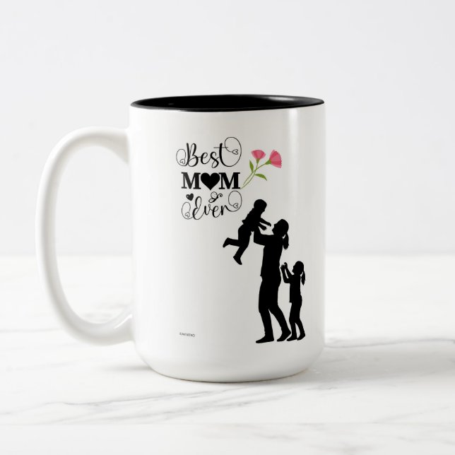 2 Couleurs Une tasse parfaite pour la maman parfaite. pour la (Gauche)