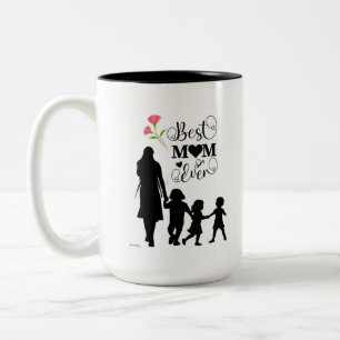2 Couleurs Une tasse parfaite pour la maman parfaite. Pour la