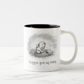 2 Couleurs Une tasse pour mon bébé (amant c.-à-d.)