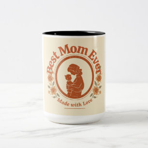 2 Couleurs Une tasse vintage pour votre mère pour la fête des