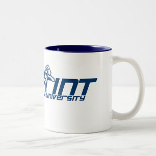 2 Couleurs Université de pas - tasse d'empreinte de patte