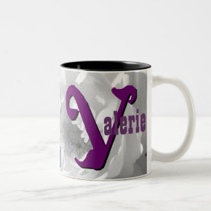 2 Couleurs Valerie a personnalisé la tasse nommée
