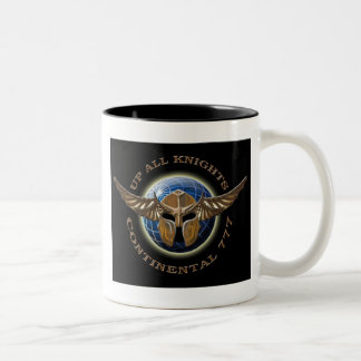 2 Couleurs Vers le haut de toute la tasse de chevaliers