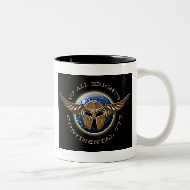 2 Couleurs Vers le haut de toute la tasse de chevaliers (Droit)