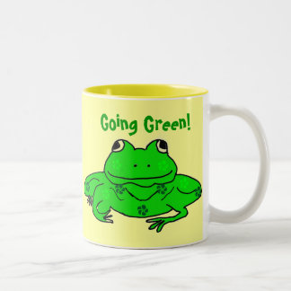 2 Couleurs Vert allant ! Tasse de grenouille