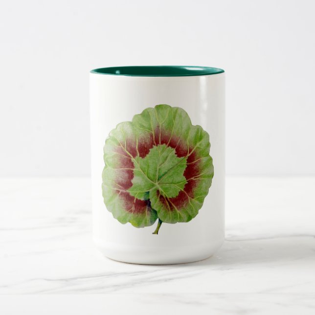 2 Couleurs Vert de géranium tasse à deux tons de 15 onces (1 (Centre)