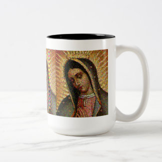 2 Couleurs Vierge brouillée de vision de tasse de Guadalupe