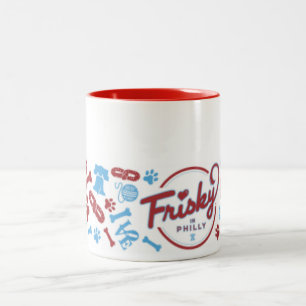 2 Couleurs Vif dans Philly : Tasse de café de conception de