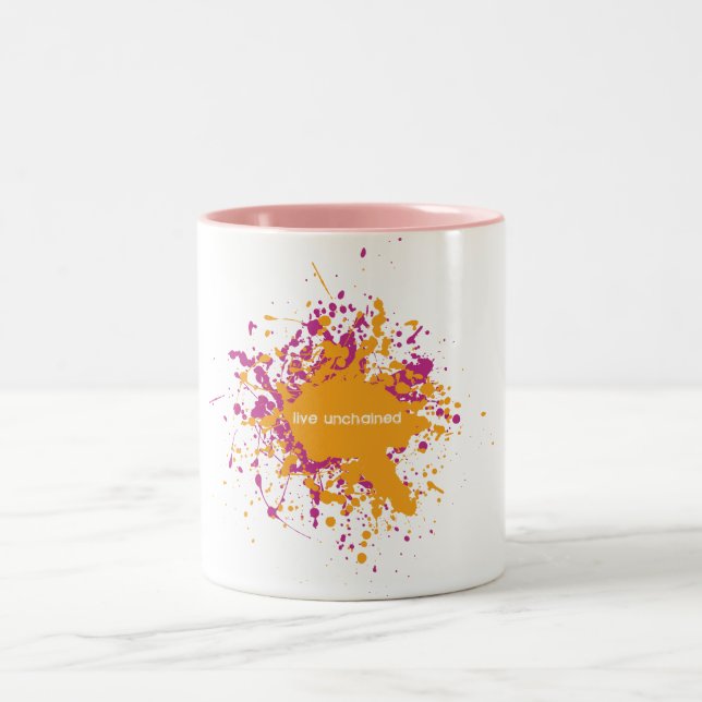 2 Couleurs Vivent la tasse désenchaînée (Centre)