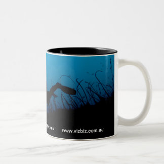2 Couleurs VizBiz - tasse de plongeur de photographie