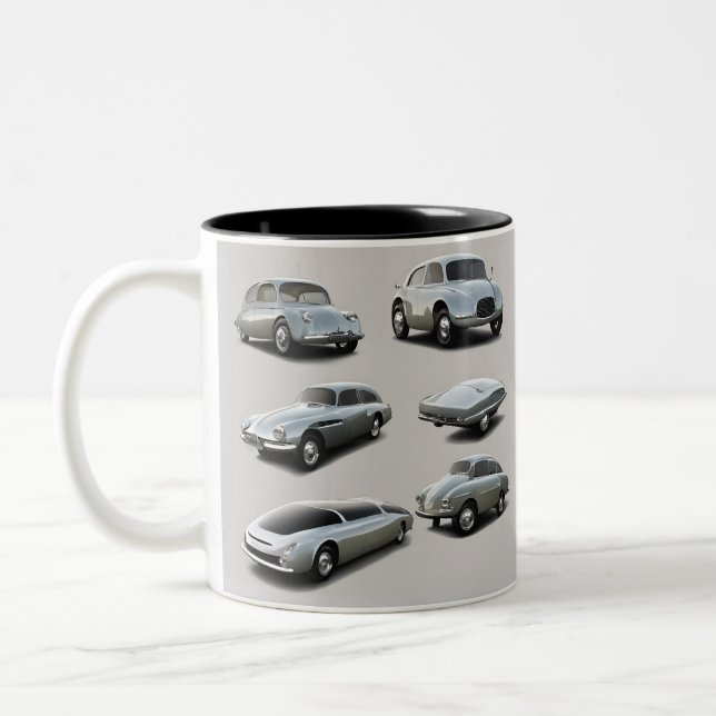 2 Couleurs Voiture Car Tasse (Gauche)