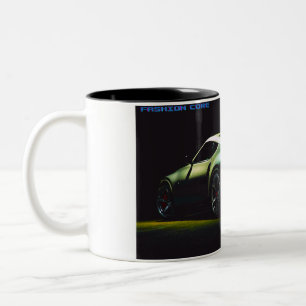 2 Couleurs voiture sport café et tasse à thé (intérieur sombr
