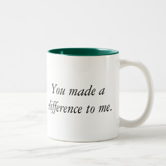 2 Couleurs Vous avez fait à une différence me la tasse