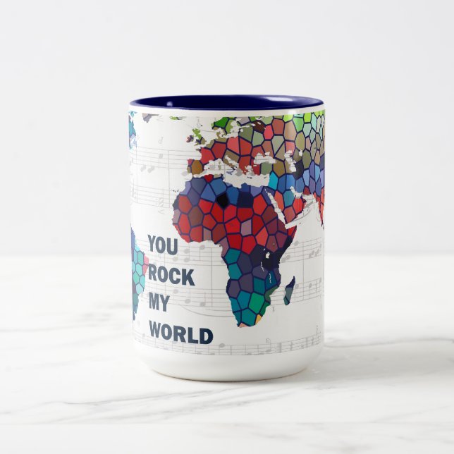 2 Couleurs Vous basculez ma tasse du monde (Centre)