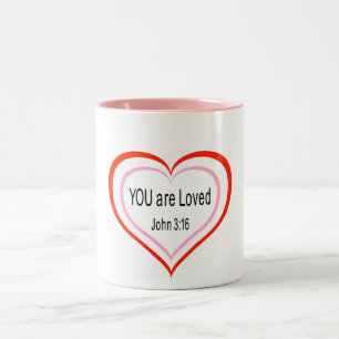 2 Couleurs Vous êtes aimés, tasse