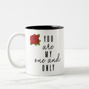 2 Couleurs Vous êtes ma seule et unique tasse de café Two-Ton