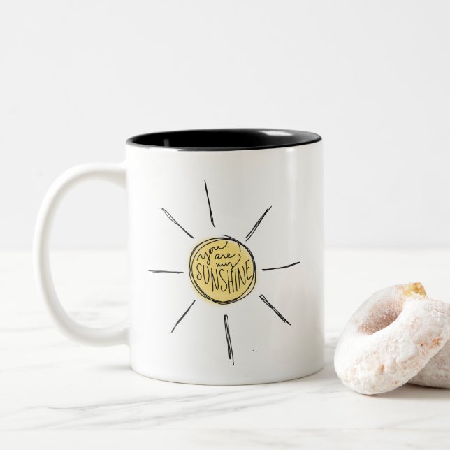 2 Couleurs Vous êtes ma tasse de soleil (Avec donut)
