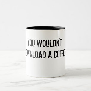 2 Couleurs Vous ne téléchargeriez pas une tasse de café