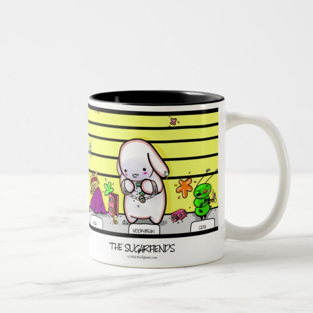 2 Couleurs Woofybean - tasse (Droit)