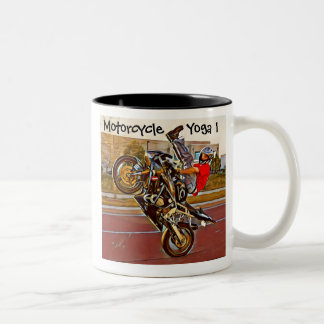 2 Couleurs Yoga de moto 1 tasse