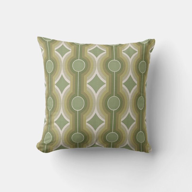 2- Coussin vintage dégrossi d'accent de style (Recto)