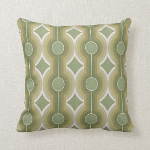 2- Coussin vintage dégrossi d'accent de style