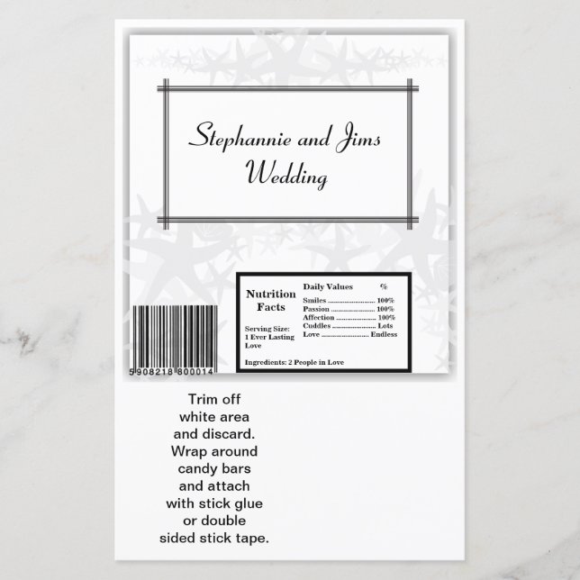 2 Hershey's Grand Bar Wrapper Summer Love & Shells (Devant)