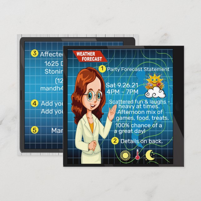 #2 Invitation à la fête : Amusement au programme ! (Devant / Derrière)