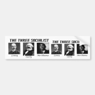 2 les trois autocollants socialistes