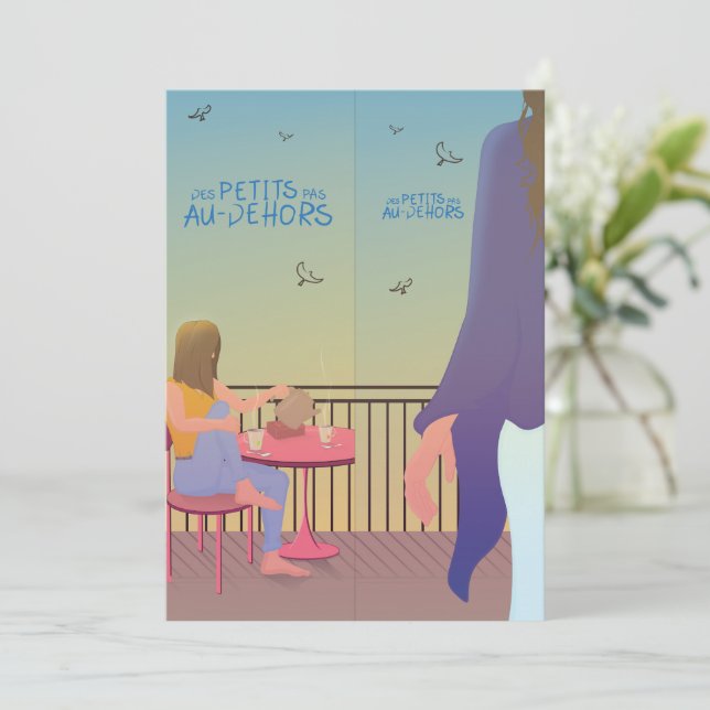 2 marque-pages "Des petits pas" (à découper) (Debout devant)