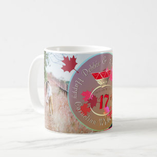 2 Photos 17e anniversaire Mariage de café Mug