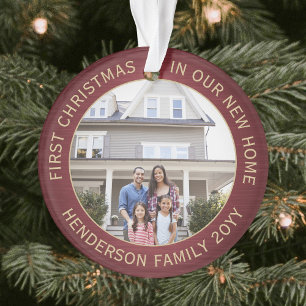 2 Photos de Maison 1er Noël Nouveau Accueil Rouge