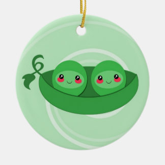 2 POIS dans une COSSE - décoration