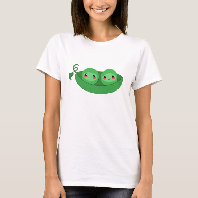 2 POIS dans une COSSE - T-shirt (Devant)