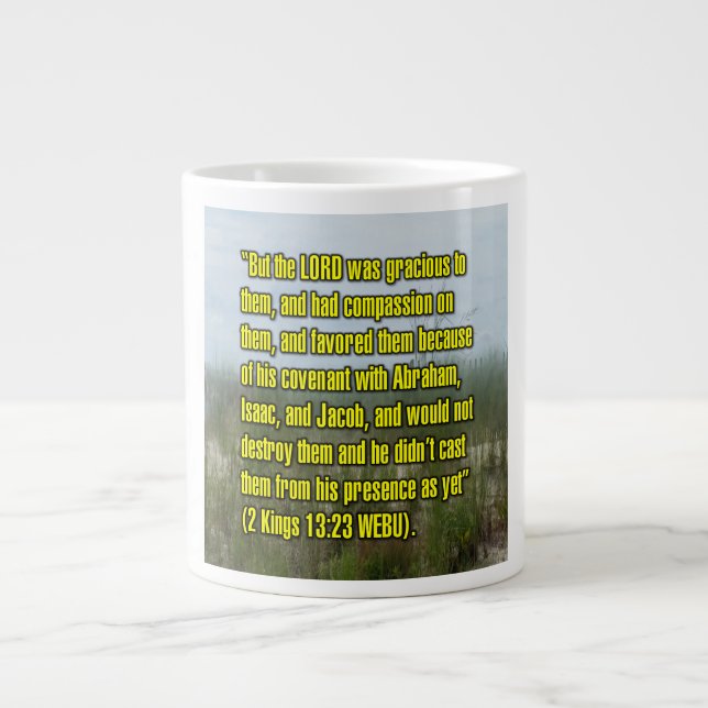 2 Rois 13:23 WEBU Mug (Devant)