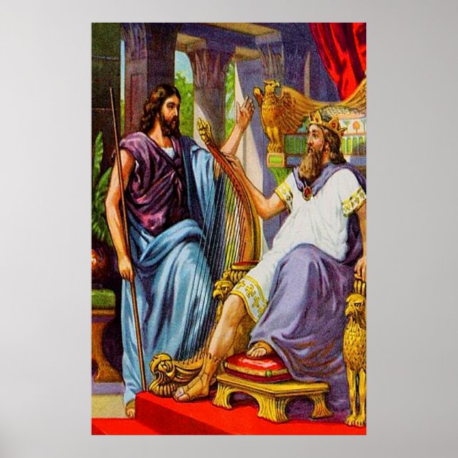 2 Samuel 7 David Learns God's Will poster (Devant)