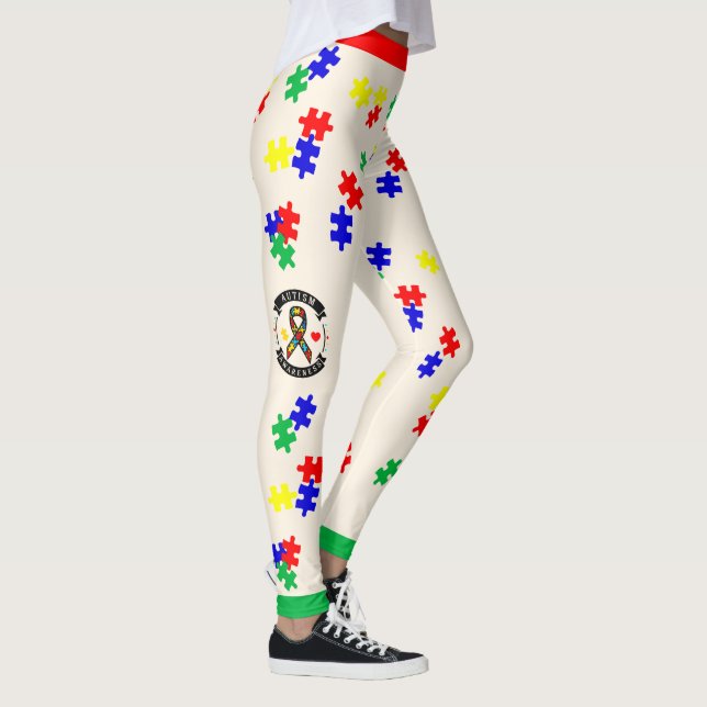 # 2 Sensibilisation à l'autisme - Leggings (Droite)