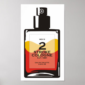 "2 Stroke Cologne" Sledders.com Affiche