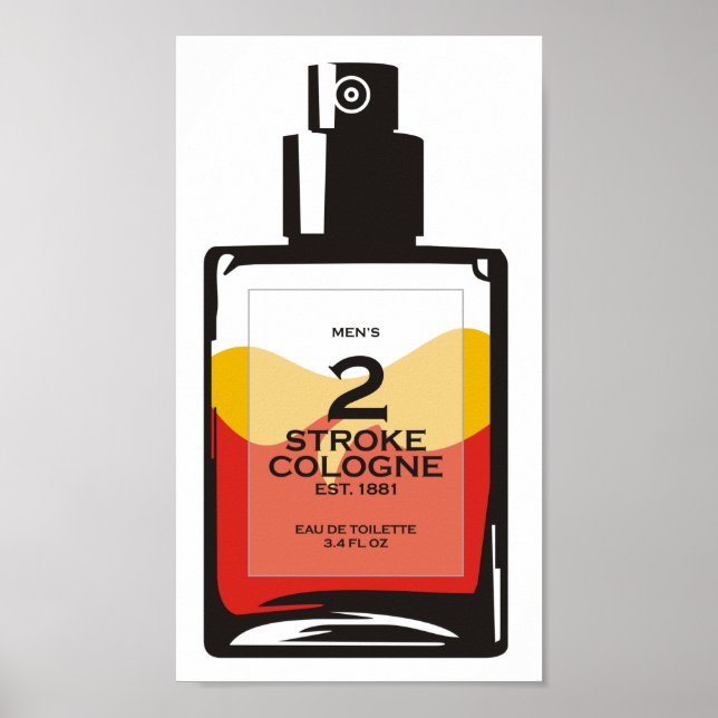 "2 Stroke Cologne" Sledders.com Affiche (Devant)