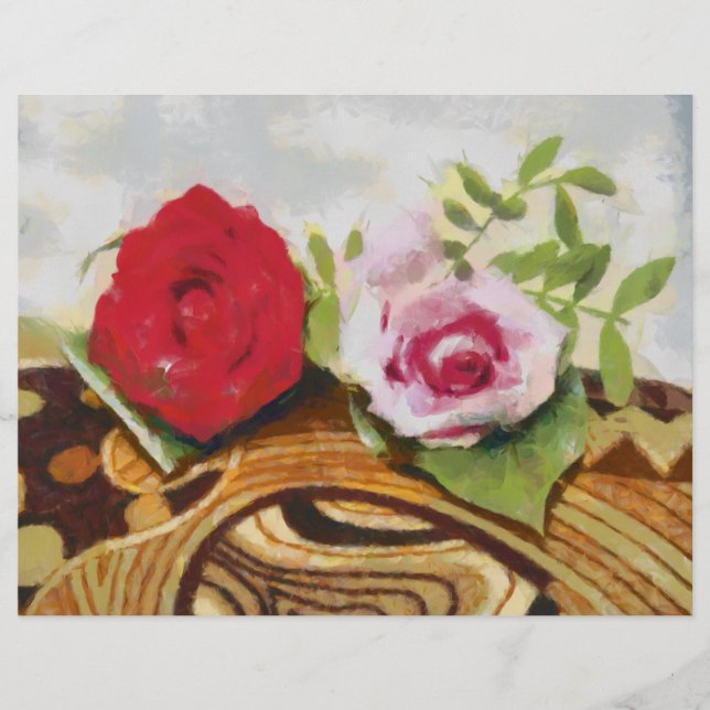 2 tableaux rose (Devant)